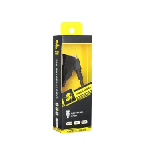 Cabo Adaptador Type-c P/ Usb Fêmea C/ 17cm - Preto