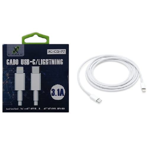Cabo Cel/dados Type-c 3.0 P/ Iphone 1m - Xc-cd-77