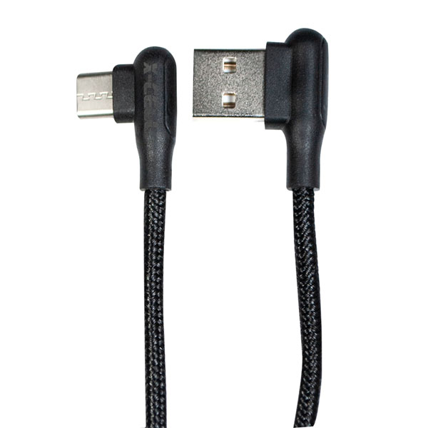 Cabo Cel/dados Usb 3.0 P/ Type-c 90° Malha 1m (blister) Mod. Xc-cd-38