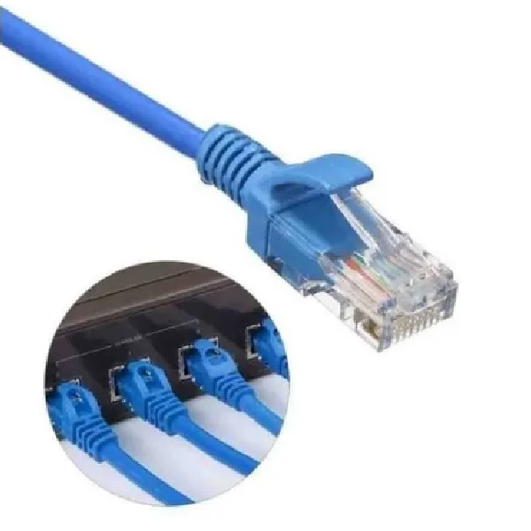 Cabo Rede Patch Cord Cat6 Azul 1.5 M (blister) Ref. Mcb-003