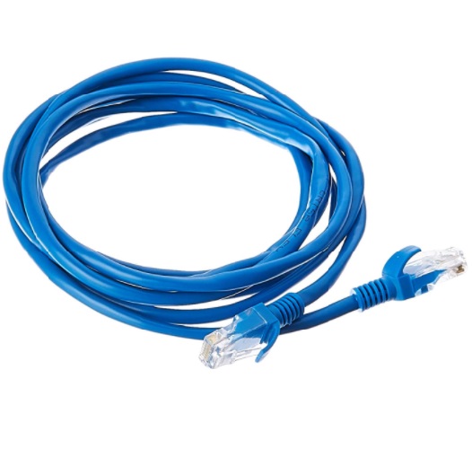 Cabo De Rede Patch Cord Cat6 Blindado 5m Azul