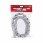 Organizador De Fios Espiral 20mmx1,5mm - 1,5m Branco