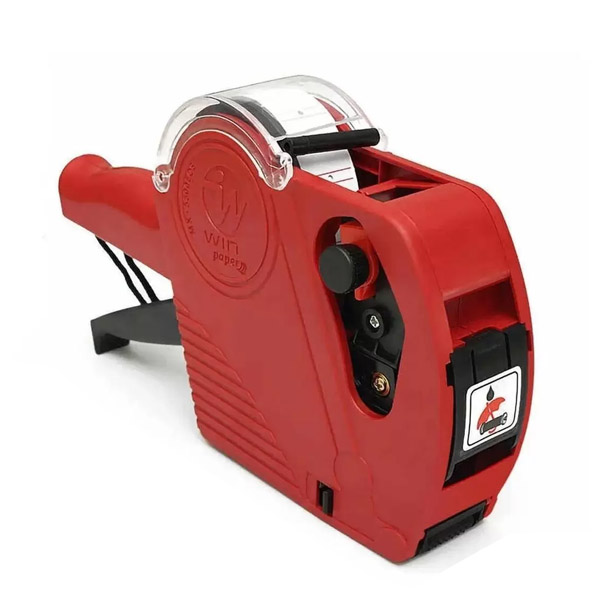 Suporte Maquina Etiquetadora Manual 8 Digitos - Marca: Luatek - Lwj-118 Vermelho