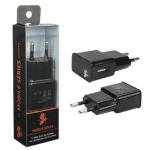 Fonte Carreg. Tomada Usb Mobile - 5v 2.1a - Preto