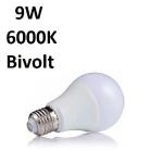 Lâmpada Led Bulbo 9w 6000k-bf-bivolt - Lk-bf-96