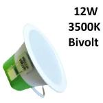 Lâmpada Led Spot 12w Embutir 3500k-bq Bivolt Lpl-12-le01-bq
