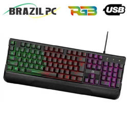 TECLADO GAMER SEMI-MECANICO RGB BPC-7038 U