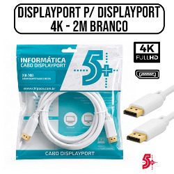 CABO DE VIDEO DISPLAYPORT P/ DISPLAYPORT 4