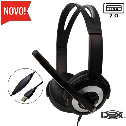 FONE GAMER C/ MIC. USB REF: DF-55