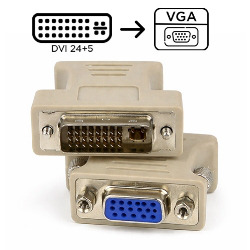 ADAPTADOR DVI MACHO (24+5) P/ VGA FEMEA REF. EM-13