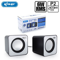 CAIXA DE SOM 6W KP-609 BRANCA