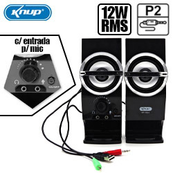 CAIXA DE SOM 12W KP-7024 RMS