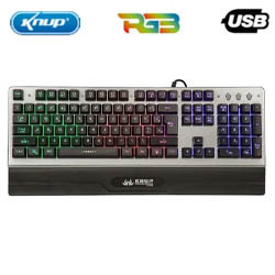 TECLADO GAMER SEMI-MECANICO RGB KP-2040