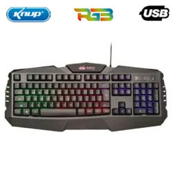 TECLADO GAMER SEMI-MECÂNICO RGB - KP-2041 E
