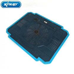 SUPORTE P/NOTEBOOK GAMER C/ 1 FAN LED AZUL KP-9012