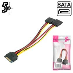 CF. CABO SATA "Y" (1 MACHO P/ 2 SAÍDA FÊMEA) (018-9