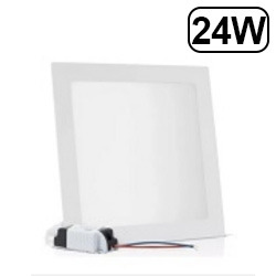 MDCI. PLAFON LED EMBUTIR QUADRADO 24W 6500K BIVOLT R