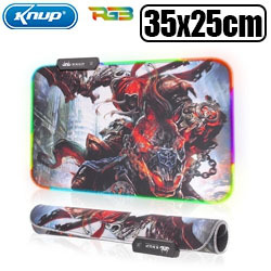 PAD MOUSE GAMER 25 X 35 C/ LED RGB MOD. KP-S012 GUER