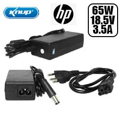 FONTE P/ NOTEBOOK HP 65W 18.5V 3.5A KP-513-1