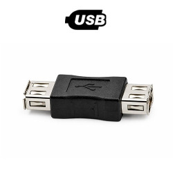 ADAPTADOR EMENDA USB 2.0 FÊMEA P/ FÊMEA - 2.0