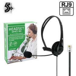 FONE C/ MIC. OFFICE (MONO AURICULAR) RJ9 P/ TELEF