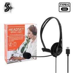 FONE C/ MIC. OFFICE (MONO AURICULAR) TYPE-C (BOX