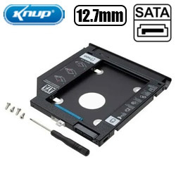 CASE SATA-HD 12.7MM CADDY KP-HD022 (PLÁSTICO)