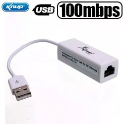 REDE ADAPTADOR USB 2.0 10/100 REF HB-T80 (BLISTER) BRA