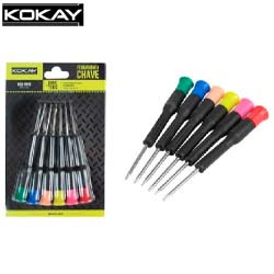 MDC. CHAVE TORX C/6 PEÇAS P/CELULAR (BLISTER)