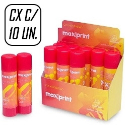 MDP. COLA BASTÃO MAXPRINT 40G (CX C/ 10 UN.)