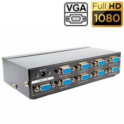 ADAPTADOR SPLITTER VGA 1 ENT. P/ 8 SAÍDAS REF. SS-30
