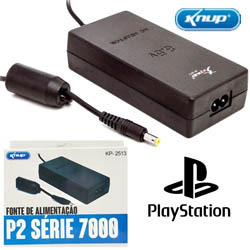FONTE CARREGADOR P/ VIDEO GAME PLAYSTATION 2 - KP