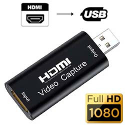 ADAPTADOR PLACA CAPTURA HDMI P/ USB 2.0 FY-709 UV-05