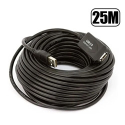 CABO EXTENSOR AMPLIFICADOR USB 25M REF. UB-