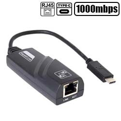 REDE ADAPTADOR TYPE-C 3.0 10/100/1000 RJ45 LT1168 (BLIS