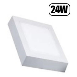 MDCI. PLAFON LED SOBREPOR QUADRADO 24W 6500