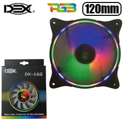 COOLER GAMER P/ GAB. 120MM DX-12Q RGB 12V 1200RPM