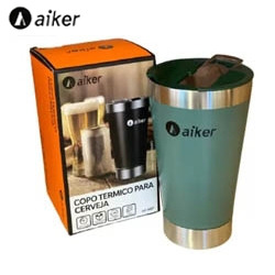 UD. COPO DE ALUMINIO 400ML C/ ABRIDOR REF. AK-5007