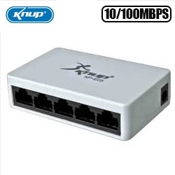 REDE SWITCH HUB 5 PORTAS DE 10/100MBPS REF. KP-E05A