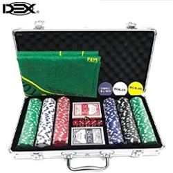 UD. JOGO BARALHO POKER (KIT COMPLETO C/ MALETA) REF.