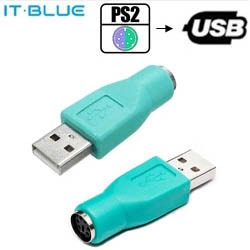 ADAPTADOR PS2 FEMEA P/ USB MACHO REF. LE-5520