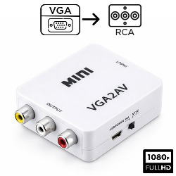 ADAPT. MINI CONVERSOR VGA P/ RCA REF. ES-02