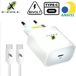 CABO CEL/DADOS (TOMADA) TYPE-C C/ CABO P/ TYPE-C 25W X