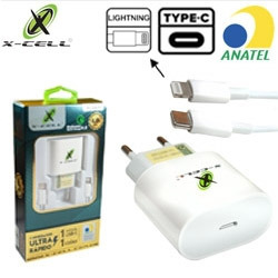 CABO CEL/DADOS (TOMADA) TYPE-C CABO P/ IPHONE XC-UR2