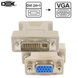 ADAPTADOR DVI MACHO (24+1) P/ VGA FEMEA REF. EM-12