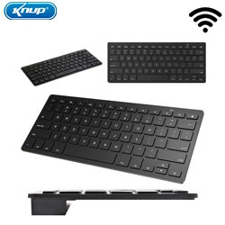 TECLADO MINI BLUETOOTH S/ FIO REF: KP-TE109 PRETO