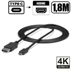 CABO TYPE-C P/ HDMI 4K 1.8M REF. FY-787 (CD-01/CD-11)