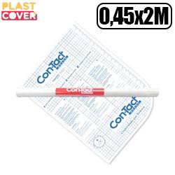 MDP. PAPEL CONTACT ROLO 45CM X 2M TRANSP. CRISTAL 0,80