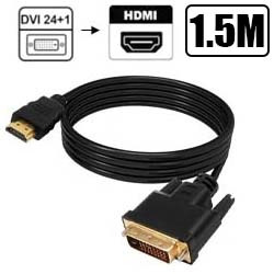 CABO DE VIDEO DVI 24+1 P/ HDMI 1.5M FY-406