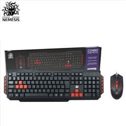 TECLADO E MOUSE GAMER LED LUMINOSO START 2.0 - PRET